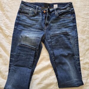 Buckle Women's Dark Blue Skinny Jeans